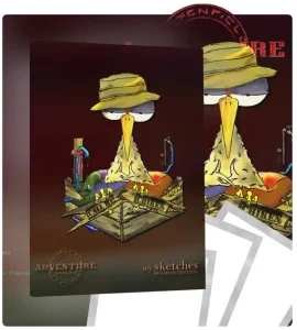 Bored ~Large format 100 page sketchbook