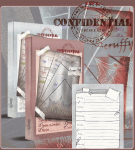 Scruffy Journal -TURQUISE/GREY cover