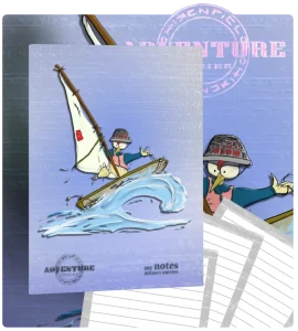 Surf ~Large format 100 page notebook~